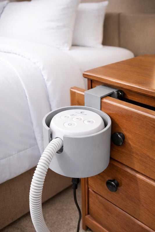 Transcend Micro CPAP Holder | Travel Bed Frame Mount, Nightstand Clamp