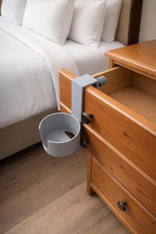 Transcend Micro CPAP Holder | Travel Bed Frame Mount, Nightstand Clamp